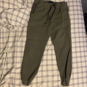 Khaki joggers